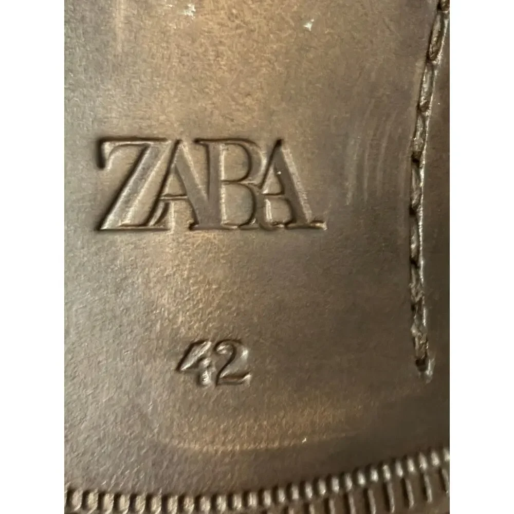 Zara Men's Tan Suede Loafers - EU 42 / US 9 Slip-On Shoes